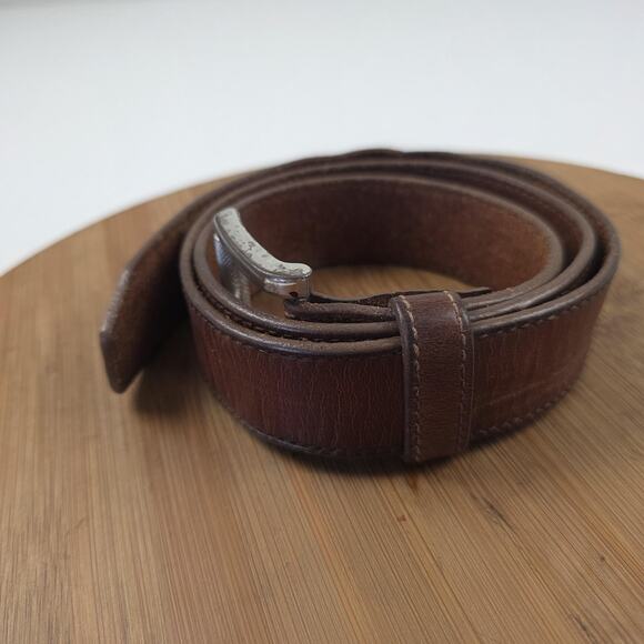 Allen Edmonds Other - Allen Edmonds Belt Mens 32 Brown Leather Handcrafted Made in USA Dress Casual